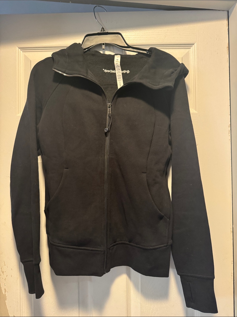 lululemon athletica Black Full-Zip Hoodie Sweatshirt